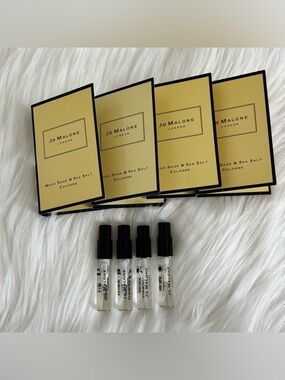 Set of 4 Jo Malone London Wood Sage & Sea Salt Cologne Sample spray 1.5ml NEW
